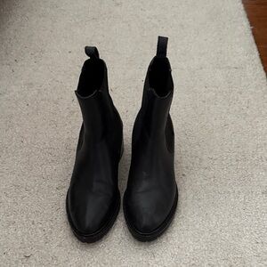 Thursday Boot Company Black Chelsea Heeled Boots